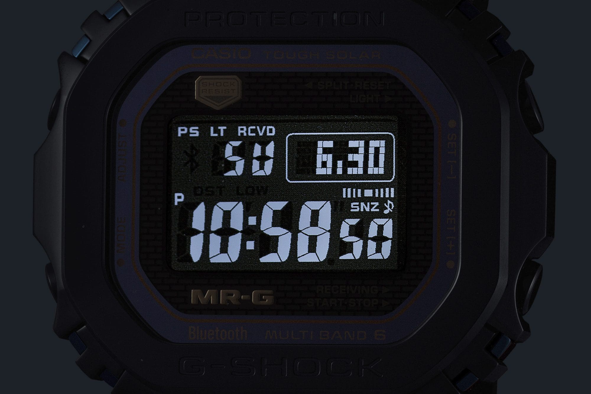 A photo of MRG-B5000BA-1 lit up