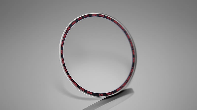 Sapphire glass with non-reflective inner coating