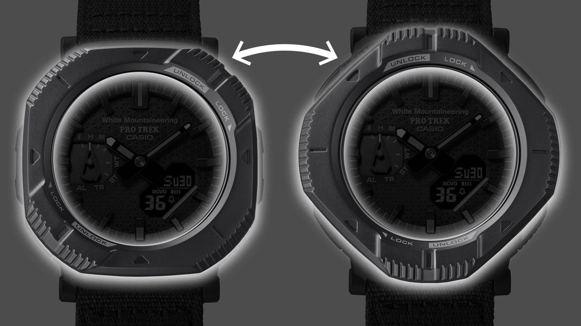Rotary guard bezel lets you switch things up