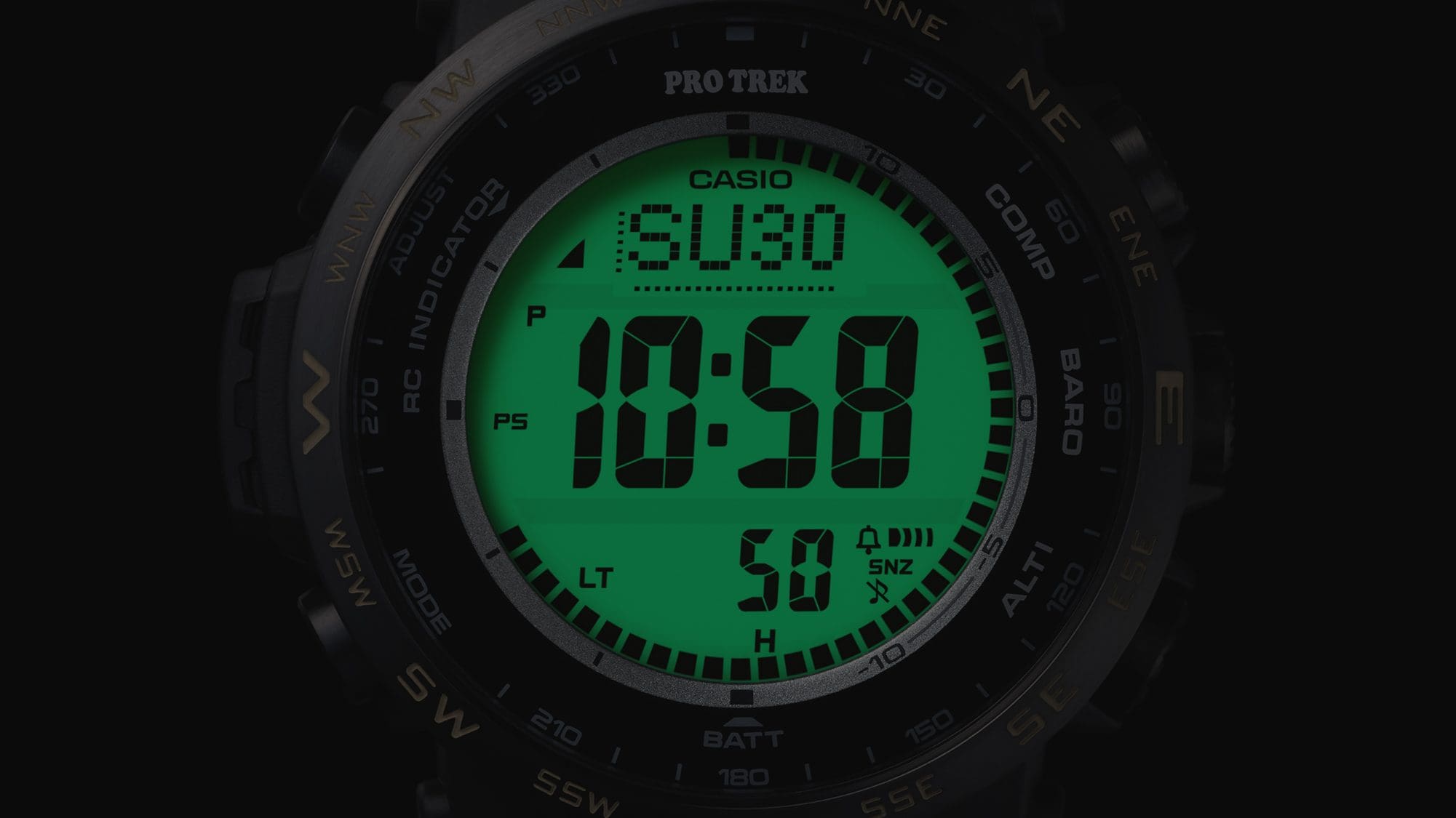 Phosphorescent LCD: Useful for nighttime activities