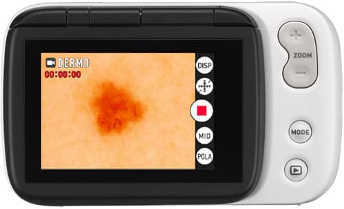 color display on the back of DZ-D100 while shooting video