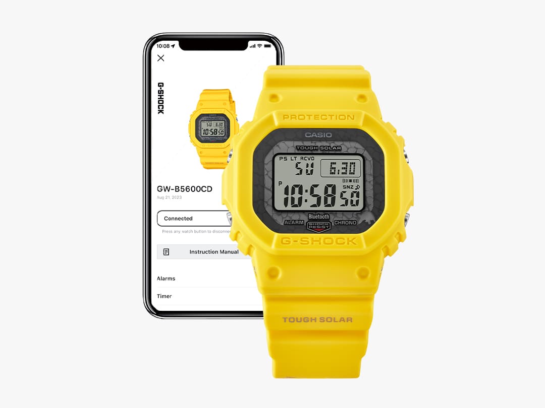 Indicación de la hora por energía solar con Bluetooth® y control por radio para una mayor precisión y confiabilidad