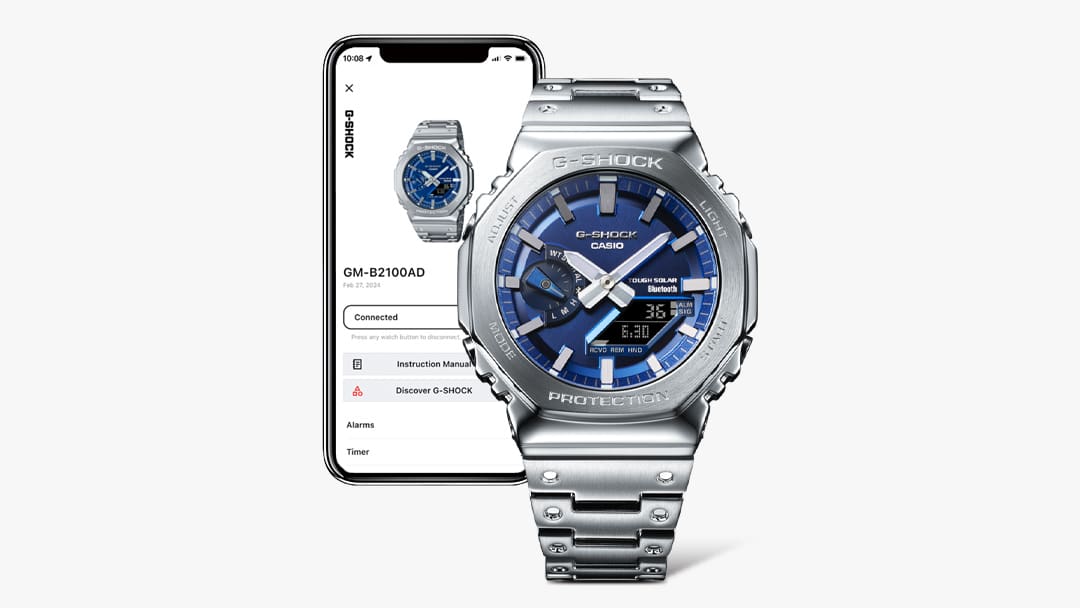 Indicación de la hora por energía solar con Bluetooth® para una mayor precisión y confiabilidad