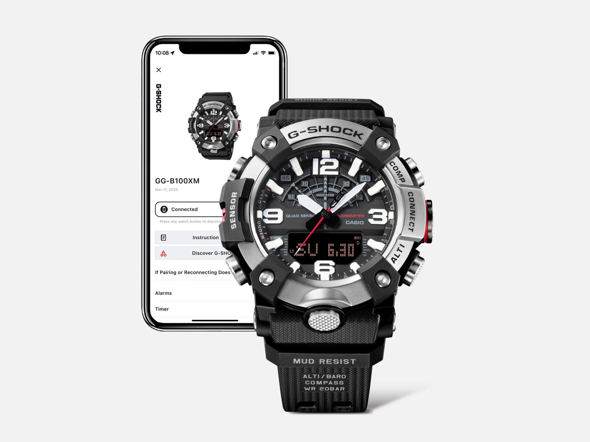 Modelo con función de enlace con smartphone