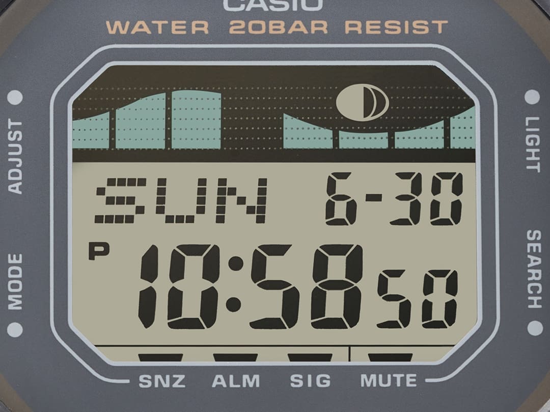 GLX-S5600-1 Detalle de la pantalla del reloj de mujer GLX-S5600-1
