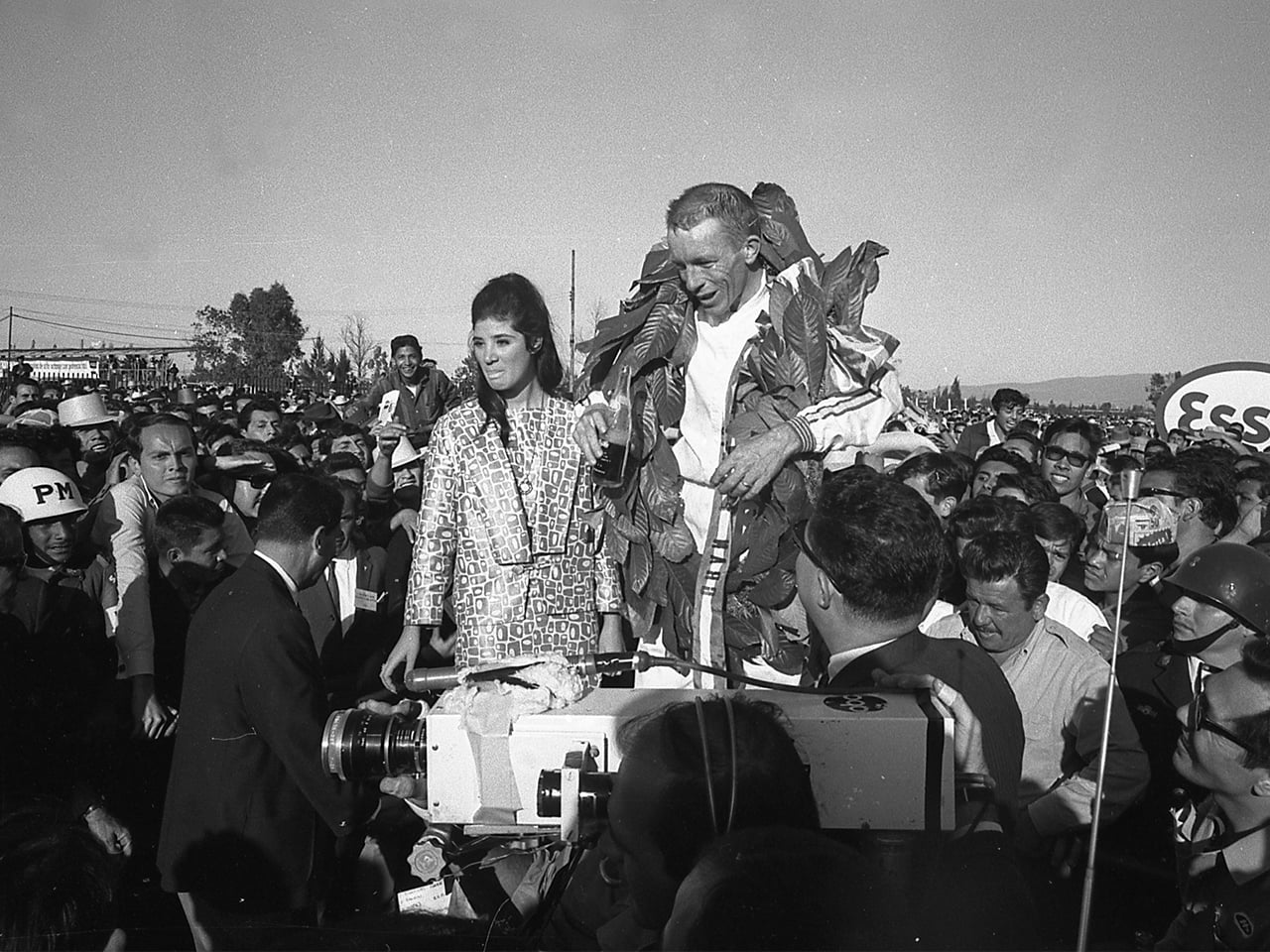 Photo de la victoire de Honda en octobre 1965.