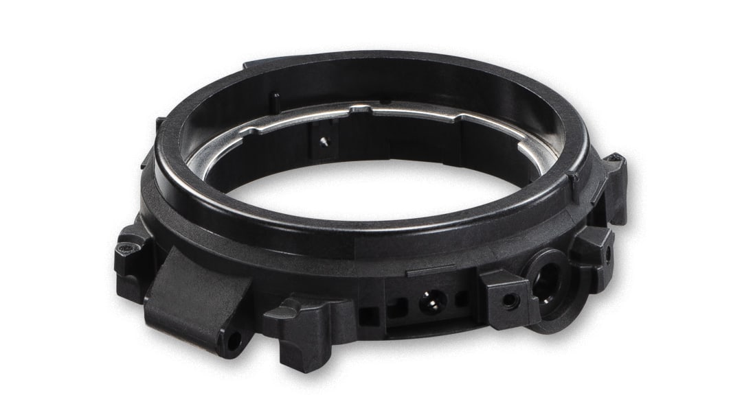 La lunette noire d'une montre de pilote Gravitymaster GR-B300