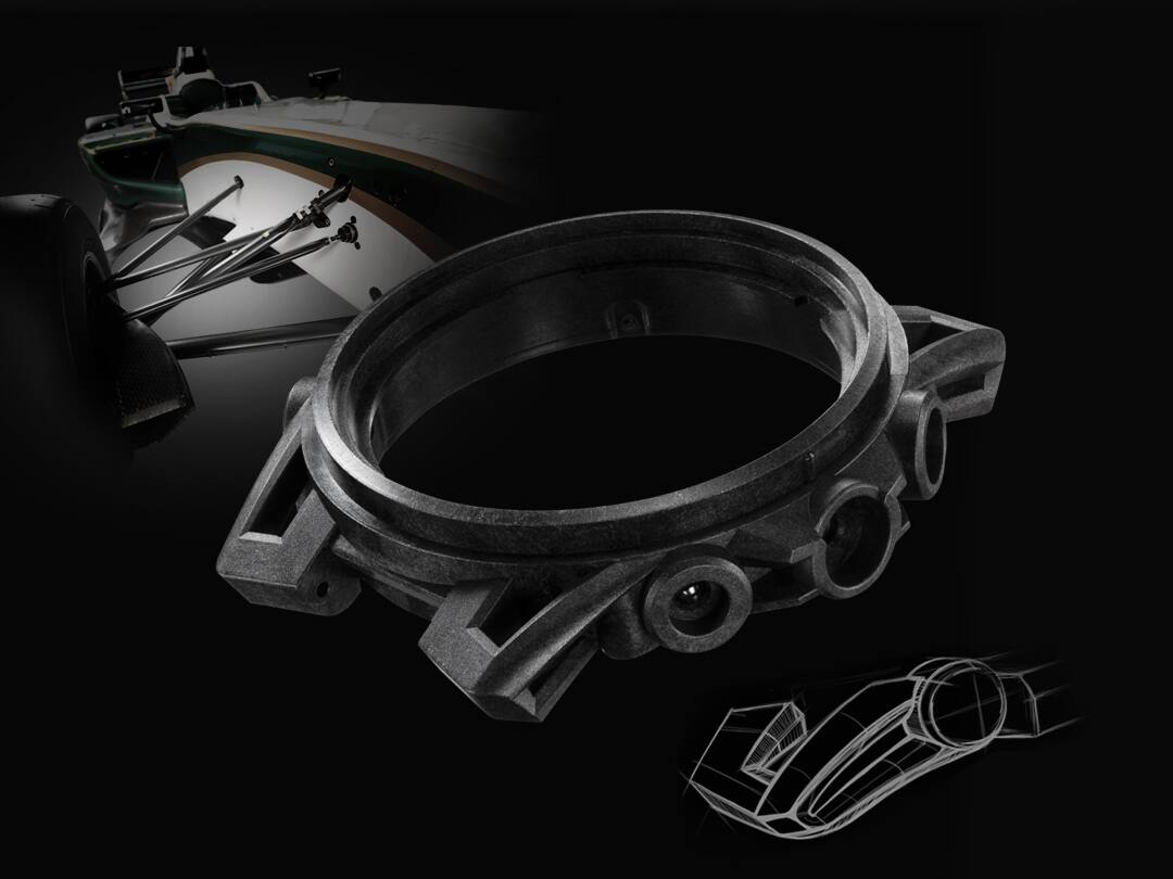 Boîtier en résine renforcée de fibre de carbone