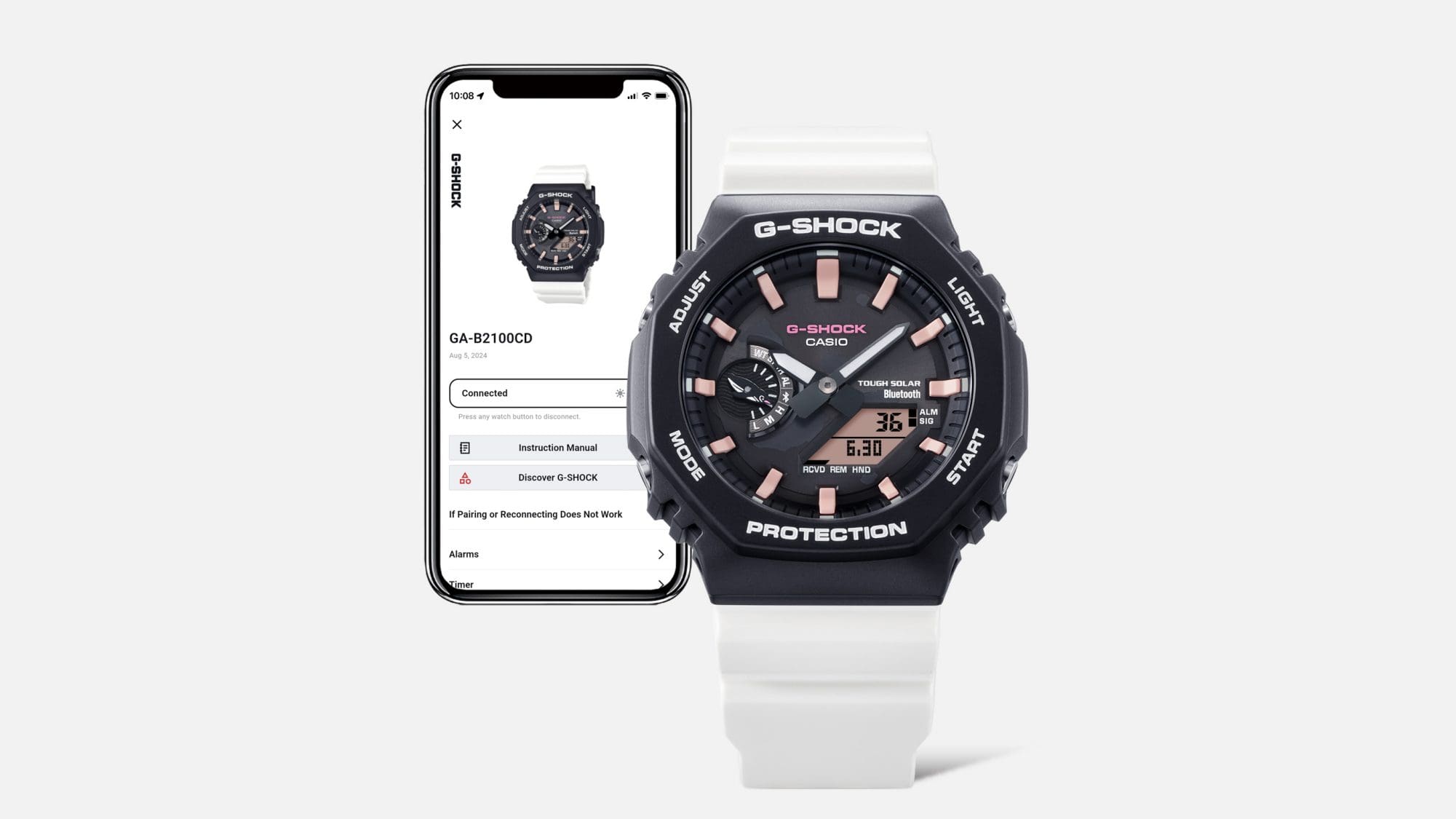 Penunjuk waktu bertenaga surya dengan Bluetooth® untuk meningkatkan akurasi dan keandalan