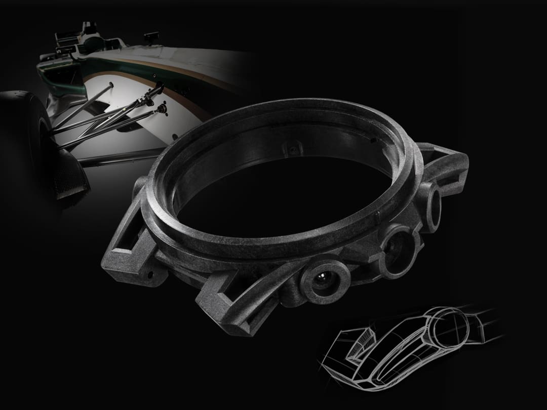 Casing dari bahan kombinasi resin dan serat karbon