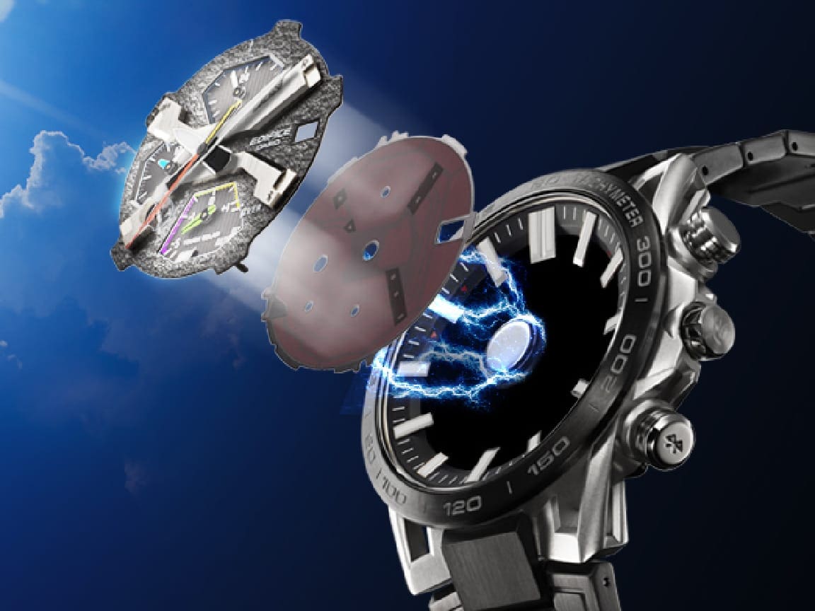 Grafico dei singoli componenti della cassa degli orologi solari EQB-2000
