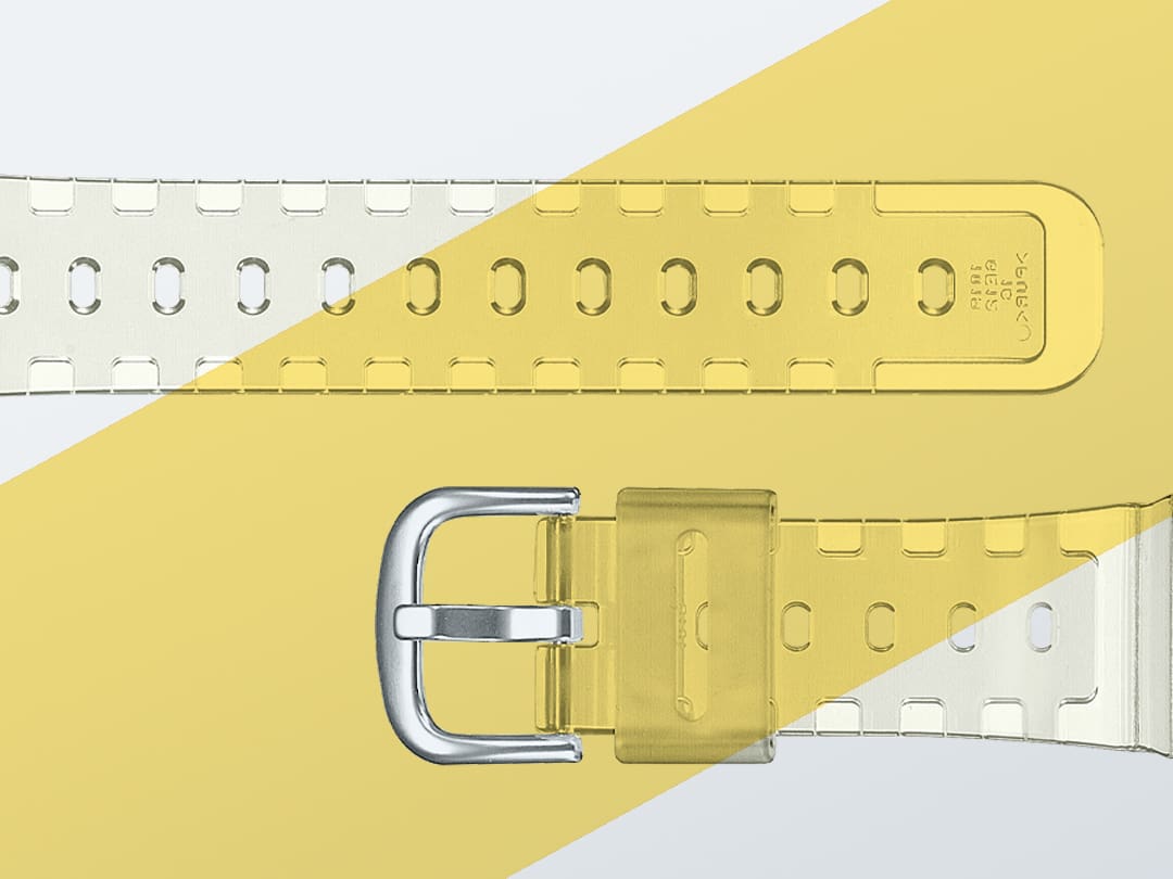 Il cinturino trasparente dell'orologio da polso GMD-S5600SG-7