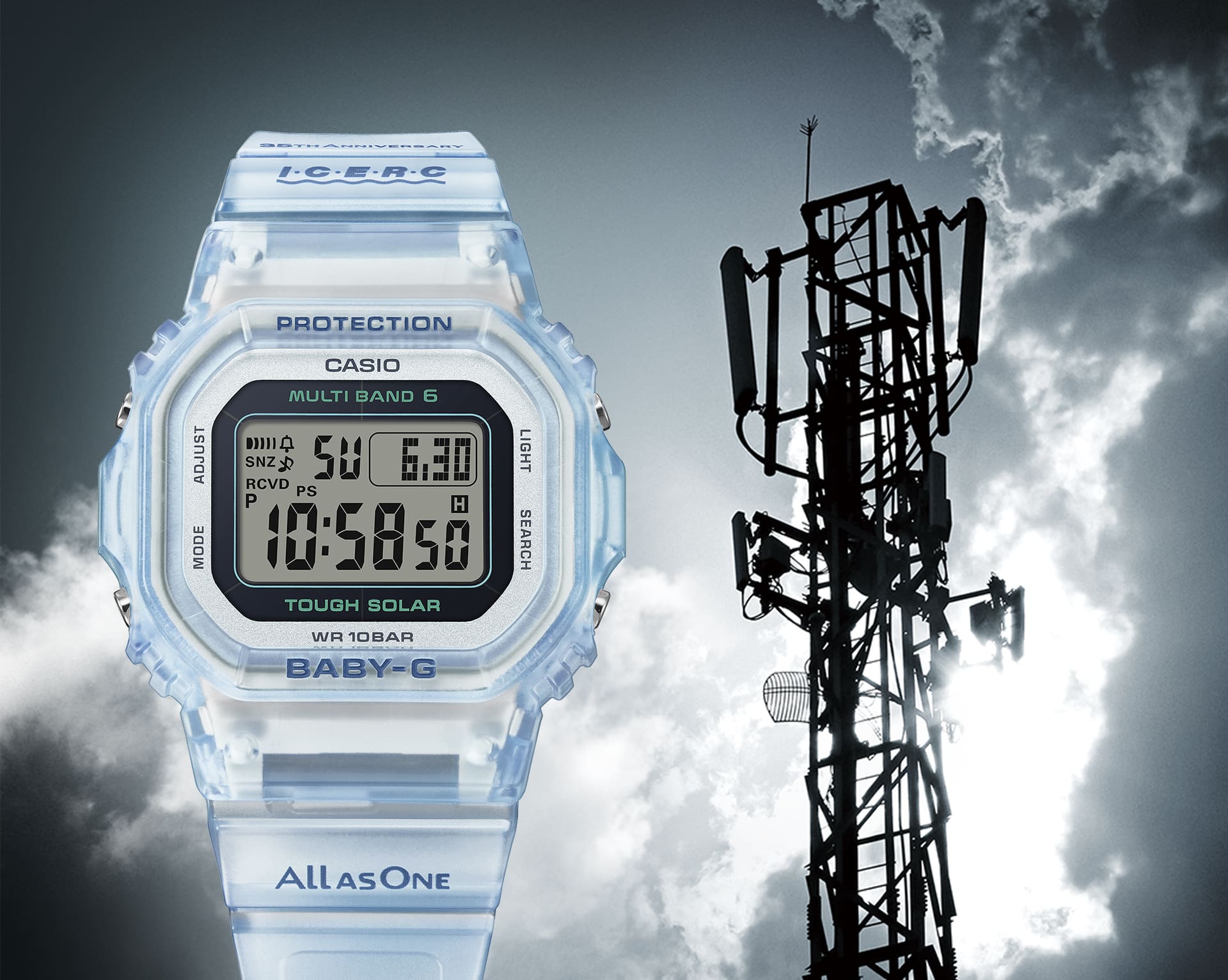 BGD-5650Kのマルチバンド6電波ソーラーイメージ画像