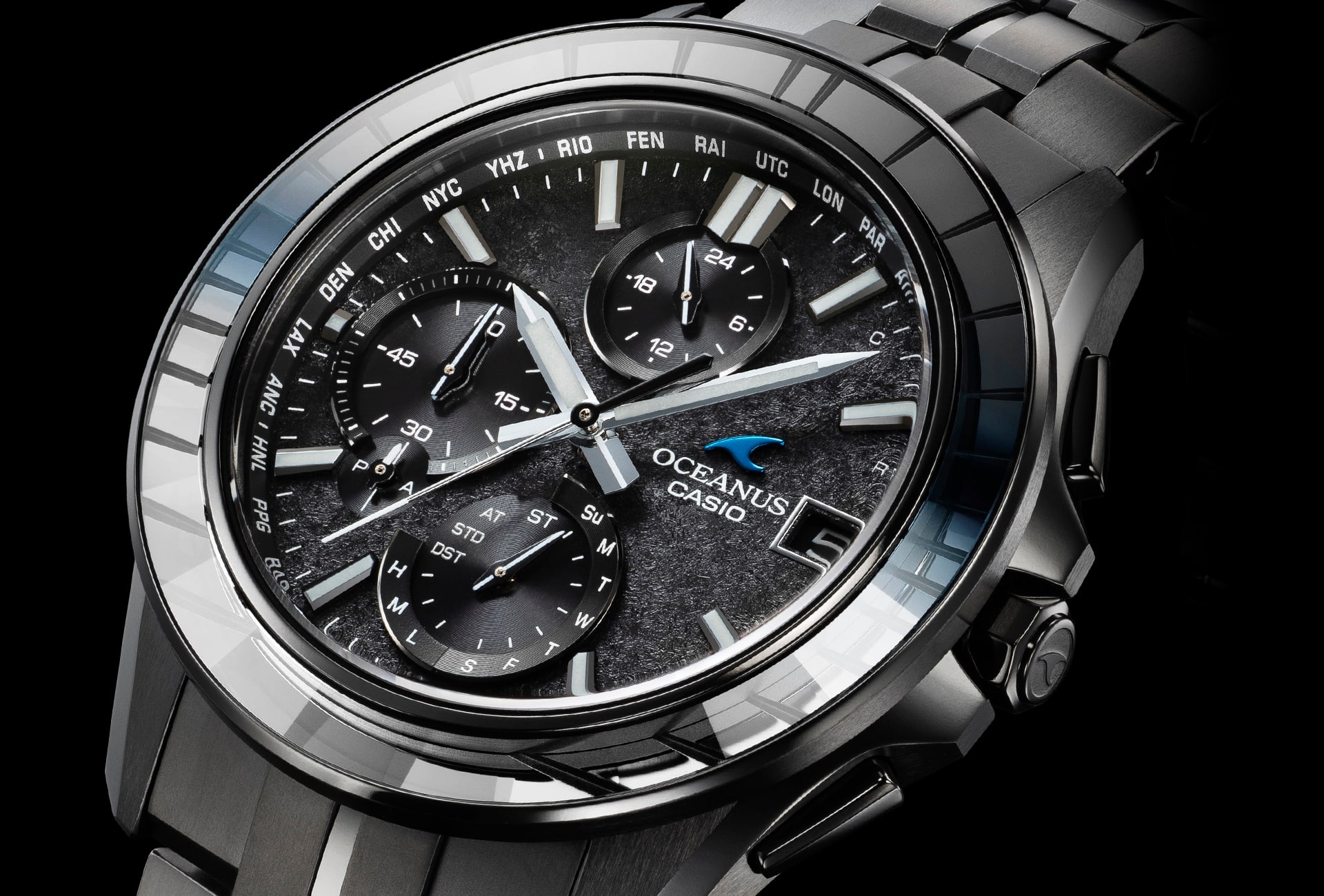 OCW-S7000CNの江戸切子ベゼルリング画像