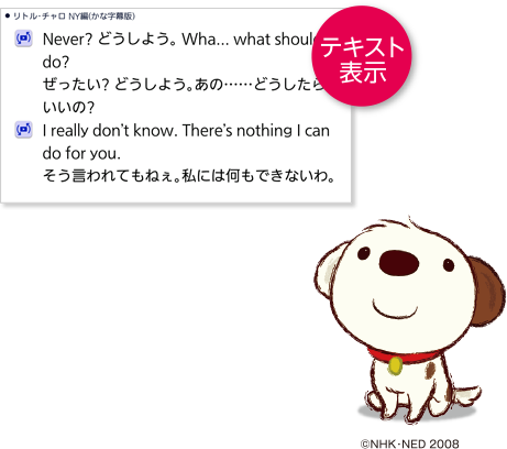 テキスト表示