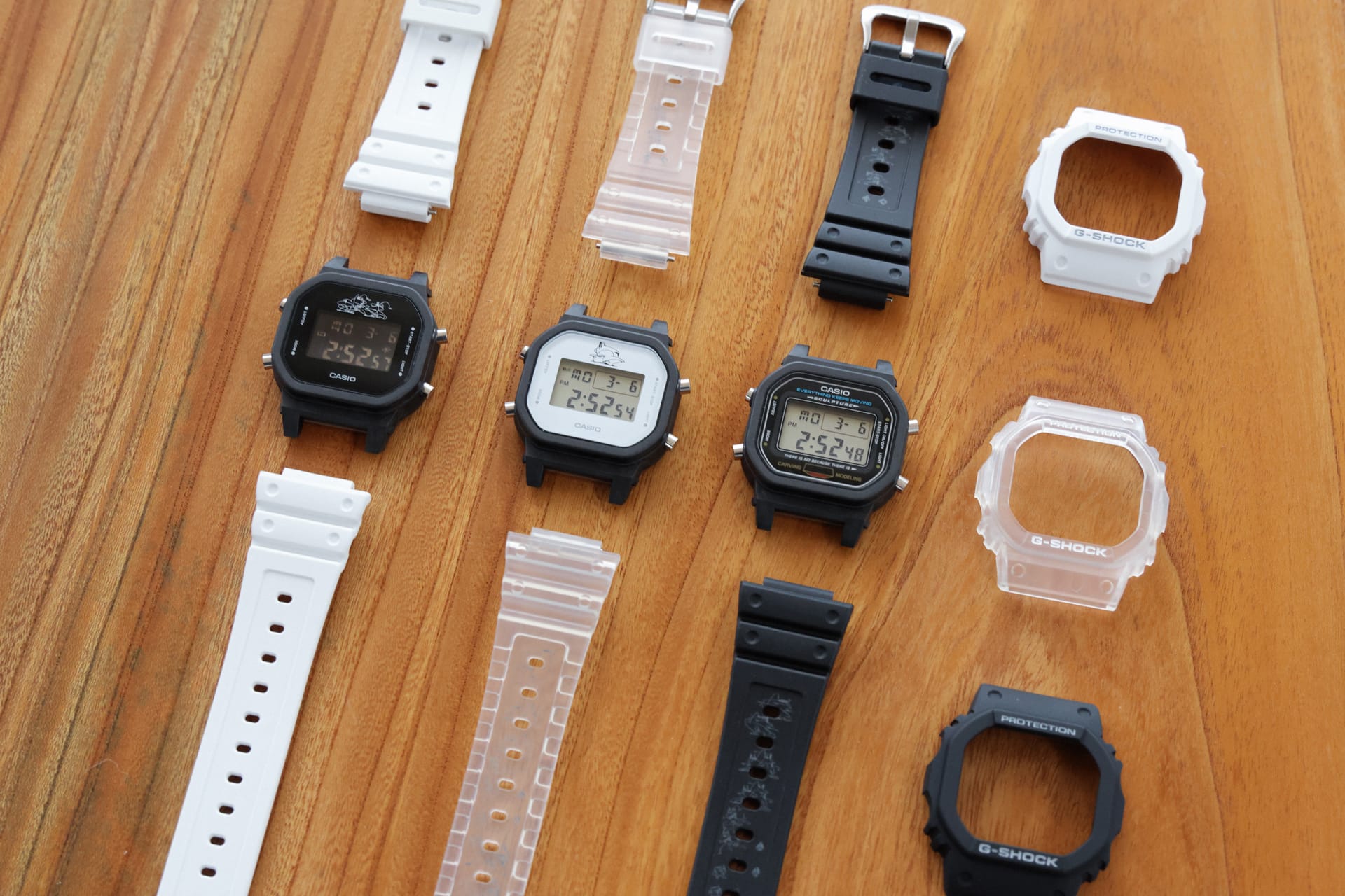 盤面、枠、バンドなど自分でカスタムできる“MY G-SHOCK”。自分だけのオリジナルの1本を手にすることができる