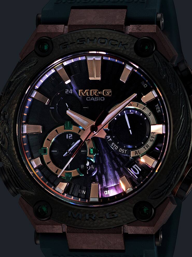 រូបថតរបស់ MRG-B2000KT នៅពេលដែលបើកភ្លើង