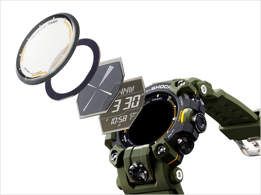 듀플렉스 LCD: 향상된 나침반 가독성 제공