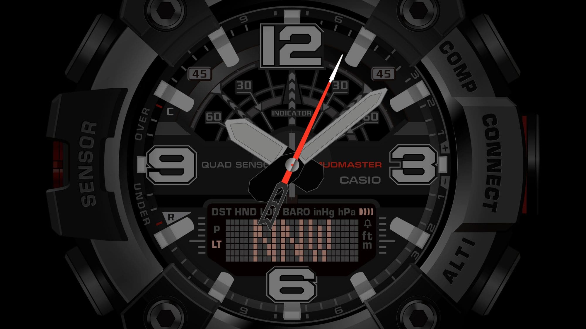 방향 측정 디스플레이 이미지