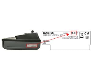 Cash Registers Manuals | CASIO