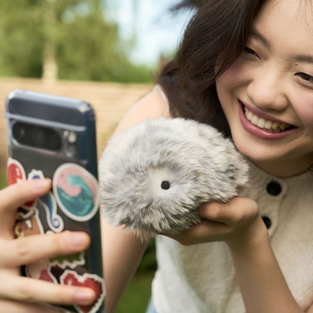 Moflin ( SILVER ) | Robot Pet with Adaptive AI | CASIO