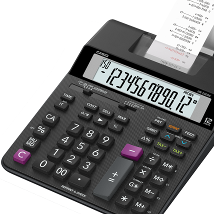 HR-170RC Desktop Printing Calculator | 2-Color Printing Desktop ...