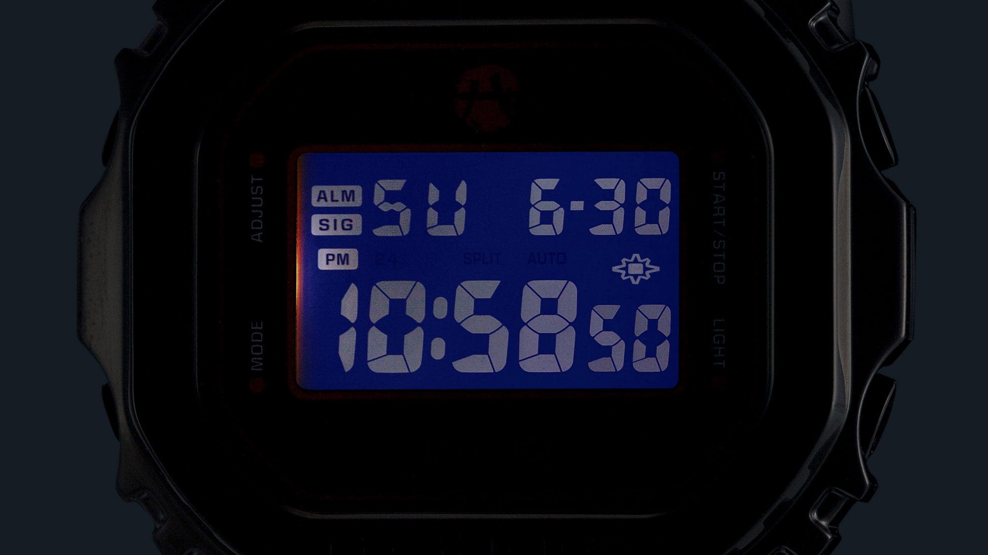Super Illuminator (ledachtergrondverlichting met hoge helderheid) voor een goed afleesbaar horloge in het donker