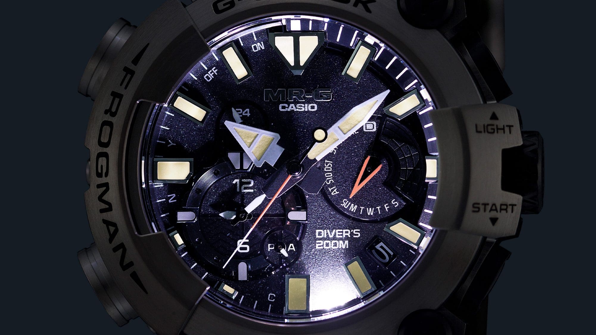 Super Illuminator (ledverlichting met hoge helderheid) voor een goed afleesbaar horloge in het donker