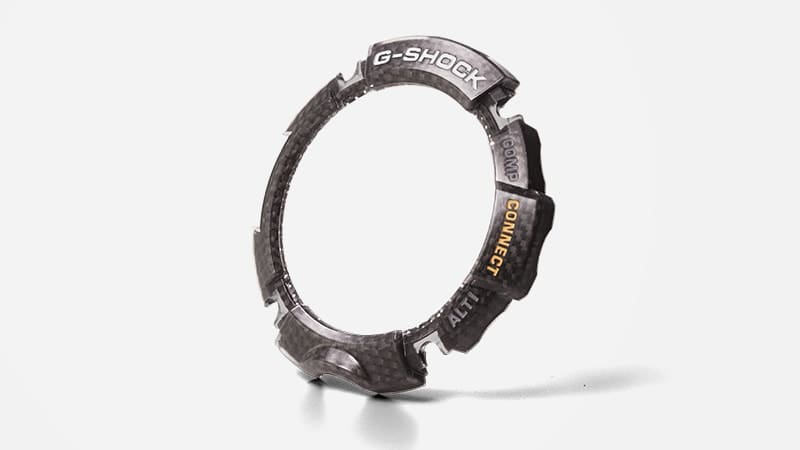 Individueel zicht op de carbon bezel