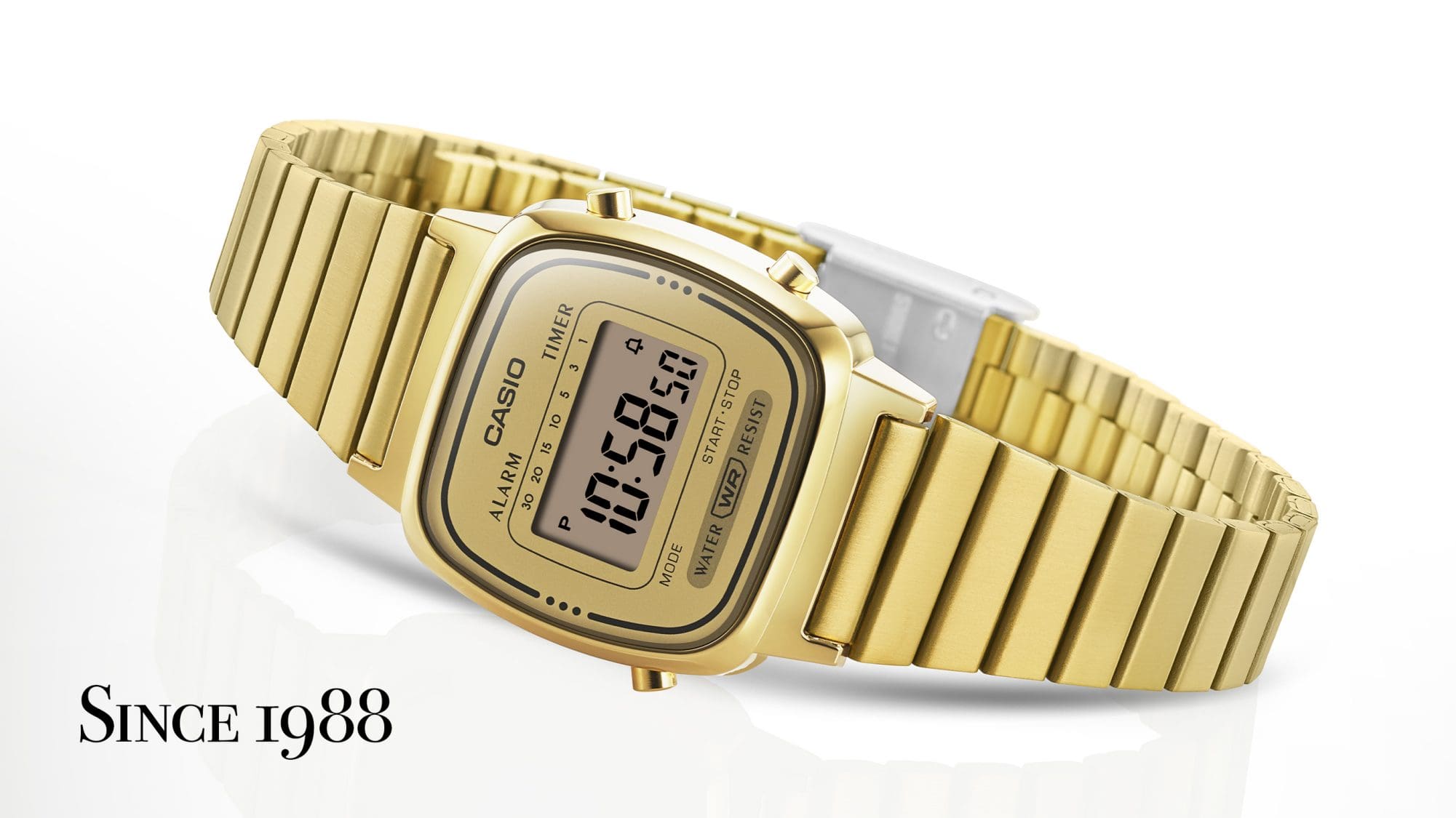 Uma foto do LA670 com o texto "since 1988" para mostrar o design de longa duração.