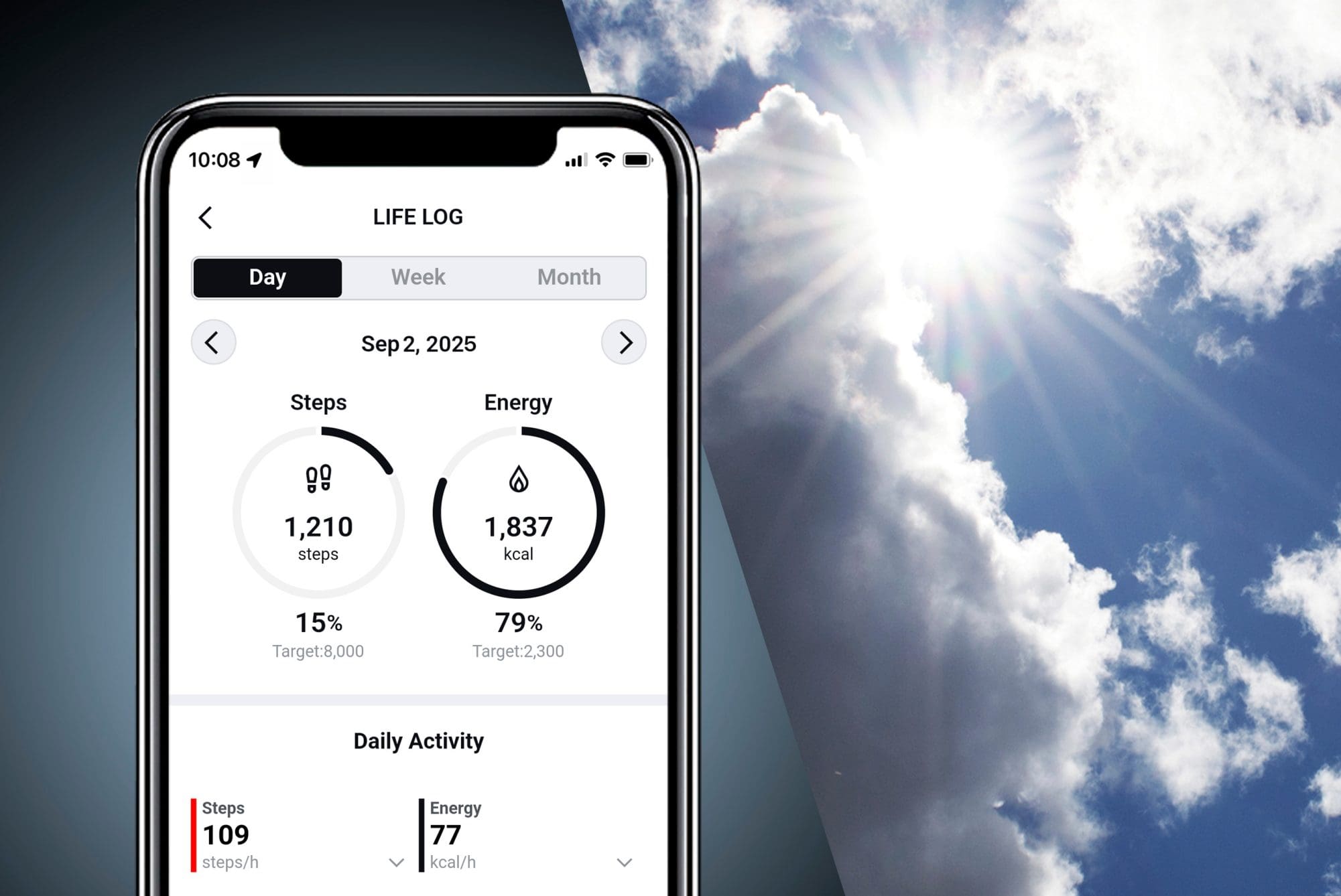 Imagem do relógio solar com rádio habilitado para Bluetooth® GA-B010
