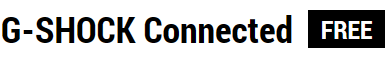 Texto: G-Shock Connected Free