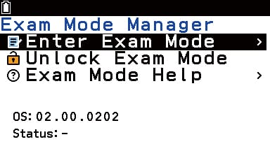 โหมดการสอบ