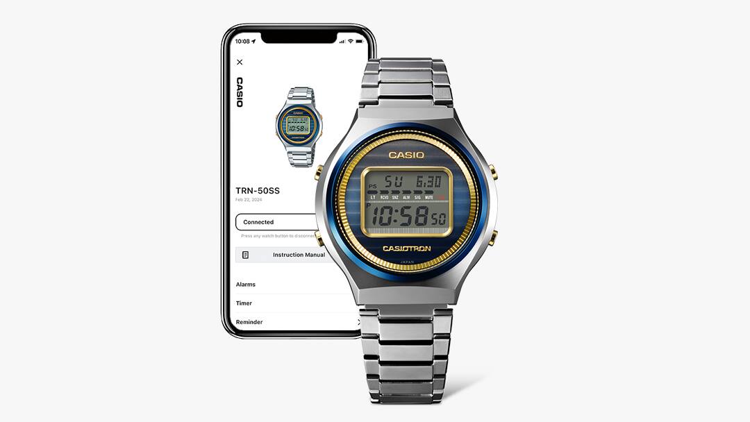 Gelişmiş doğruluk ve güvenilirlik için Bluetooth® ve radyo kontrollü güneş enerjisi ile çalışan saat