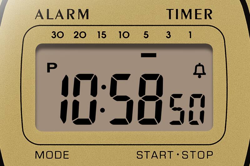 Hình ảnh của màn hình bộ hẹn giờ được đặt trước.