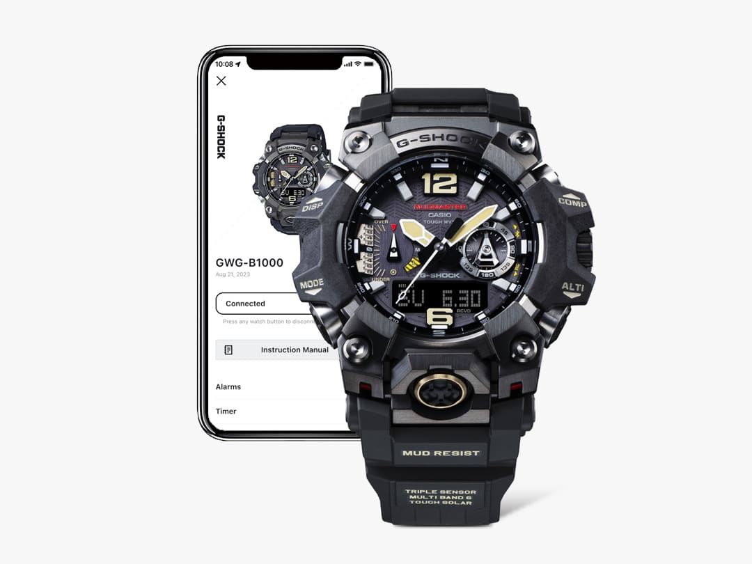 太陽能計時功能配備 Bluetooth® 與無線電控制,能提升準確度以及可靠性
