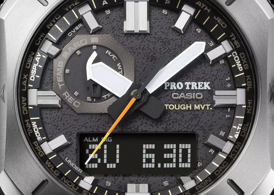 靈感來自露營裝備的錶盤設計