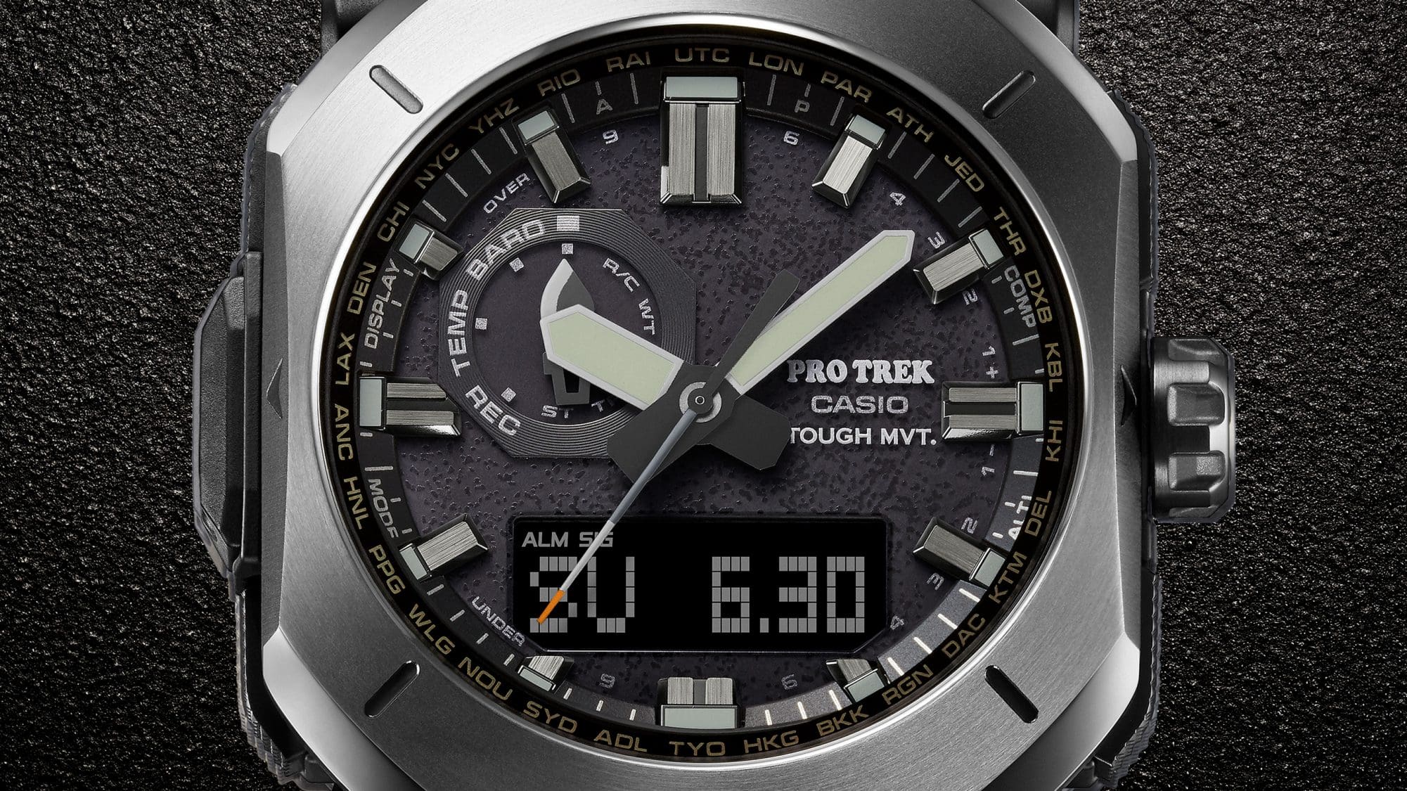 靈感來自露營裝備的錶盤設計