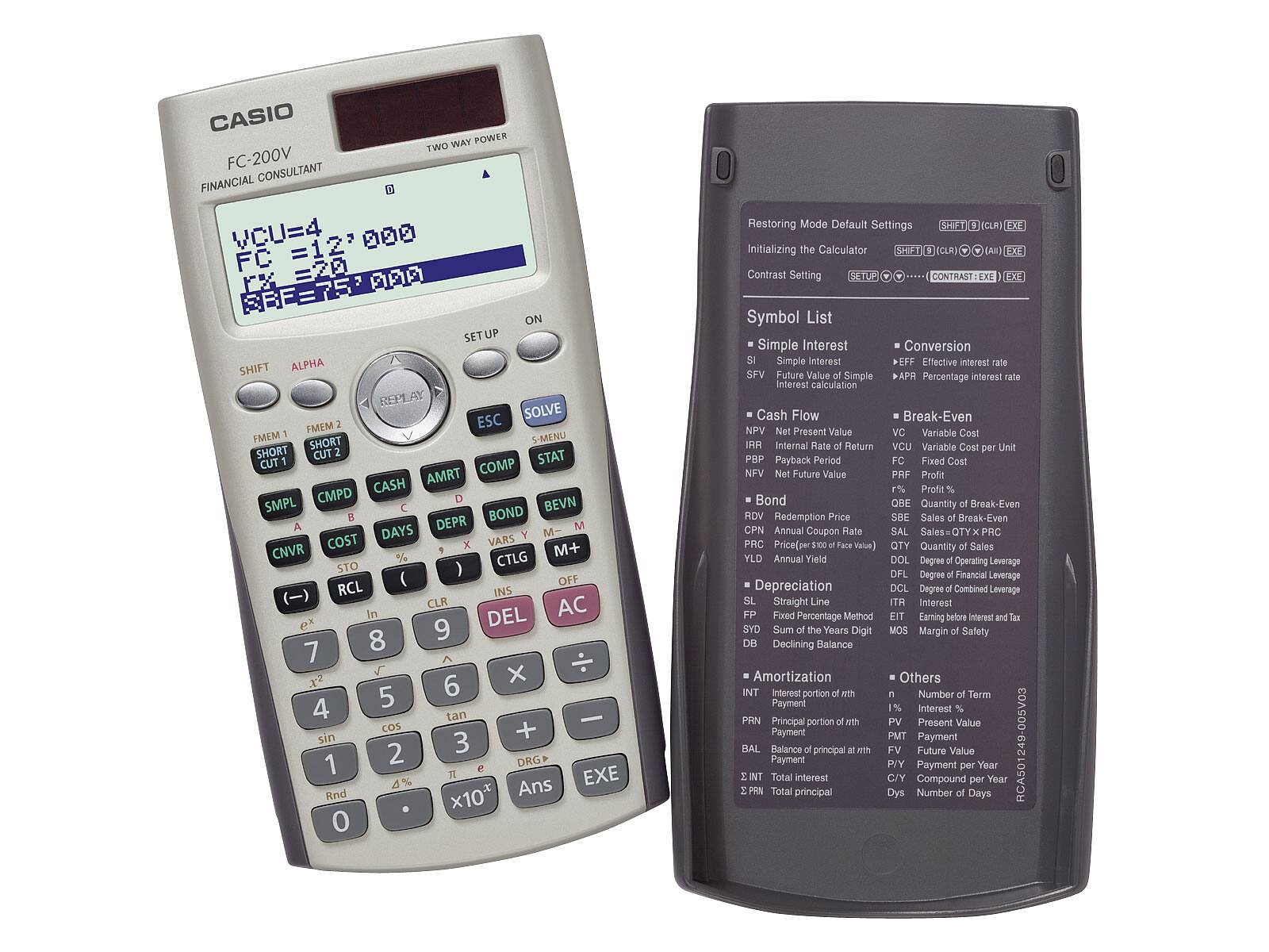 FC-200V | CASIO